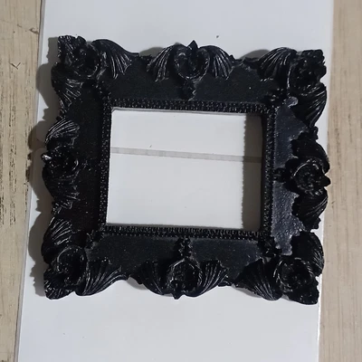 D style black mini photo frame