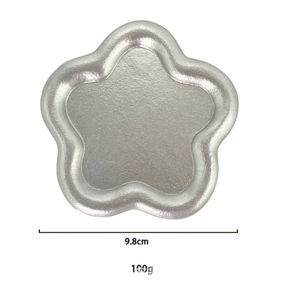 Silver flower pattern