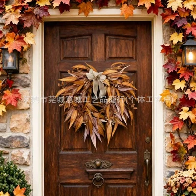 Autumn willow leaf wreath 60CM
