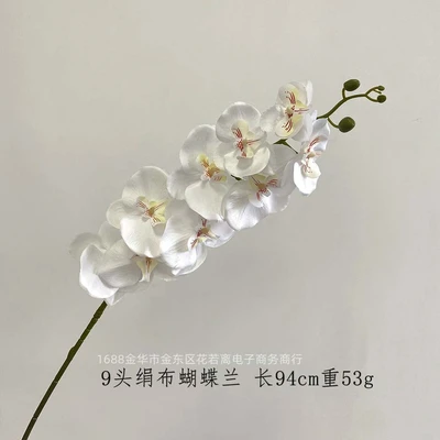 9 silk phalaenopsis orchids