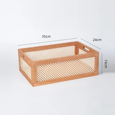 Mahogany color bevel frame [35*24*15]