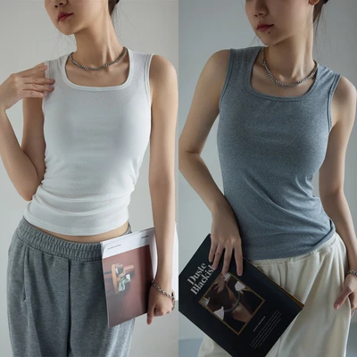 Two-piece set: white + gray