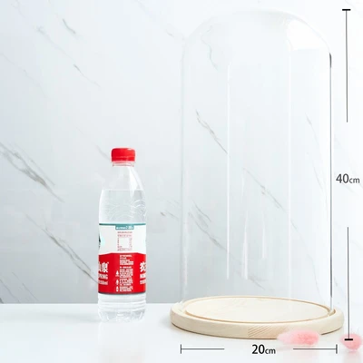 20*40 glass cover wood base