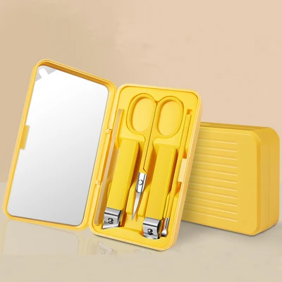 Five-piece set-lemon yellow (with mirror)