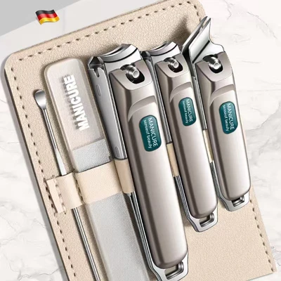 [double-layer leather bag] upgraded five-piece set