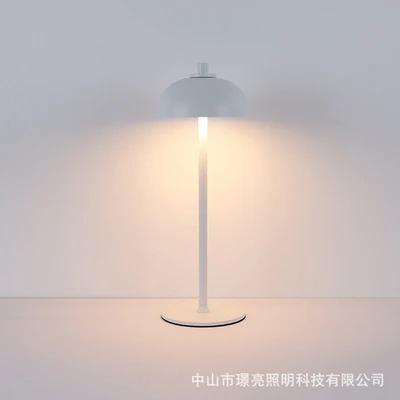 Touch switch, white model | Rechargeable model for both charging and plugging - three-color lighting + stepless dimming for brightness adjustment