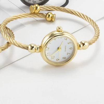 Digital gold belt white face