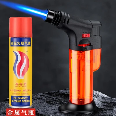 Red + one gas canister