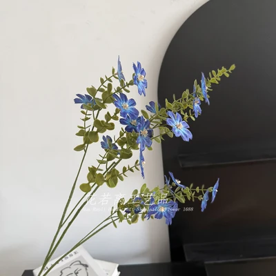 Forest-style blue wildflowers