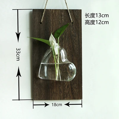 Wooden Love Vase