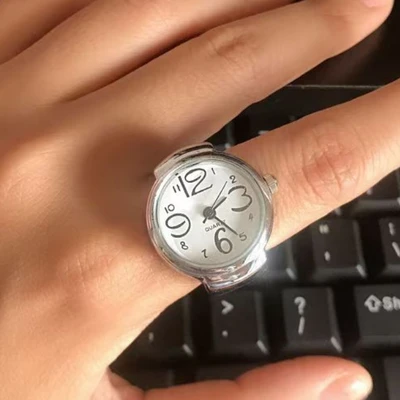 Ring big number white surface