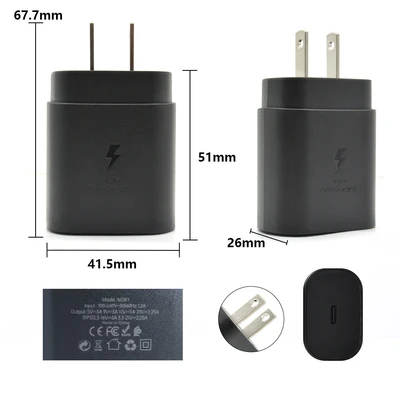 Samsung 25w charger [us standard bare head]