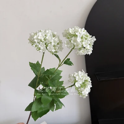 3 wooden hydrangeas