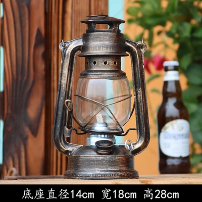 28cm high brushed gold