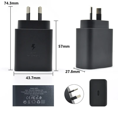 Samsung 25w charger [australian standard bare head]