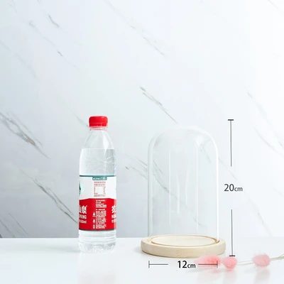 12*20 glass cover + wood base
