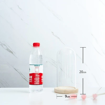 9*20 glass cover wood base