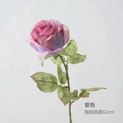 Oil painting rose-purple