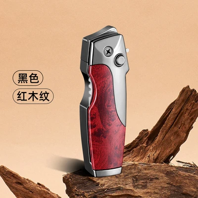 Black - mahogany wood grain + refill