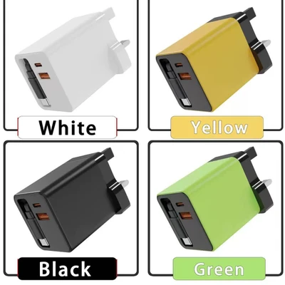 UK Standard/Single Output [80W] A+C GaN Charger — Bare Head