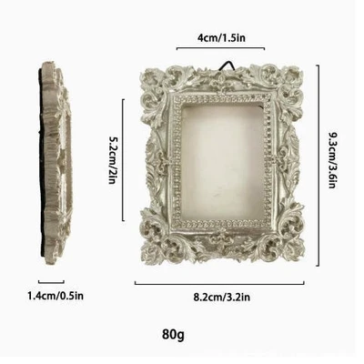 5 # Silver, can be hung (can hold photos)