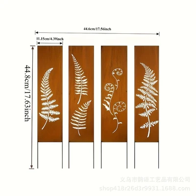 Fern ground insert 4-piece set