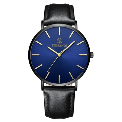 Ultra-thin Black Belt Black Shell Blue