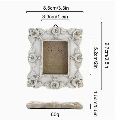 No. 12 white, can be hung (can hold photos)