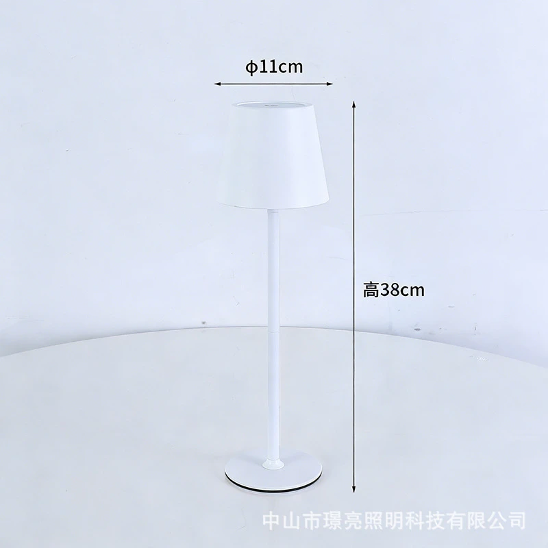 Amazon Explosions Nordic Plastic Touch Table Lamp Base Rechargeable Table Lamp Bedside Nightlight Creative Bar Table Lamp