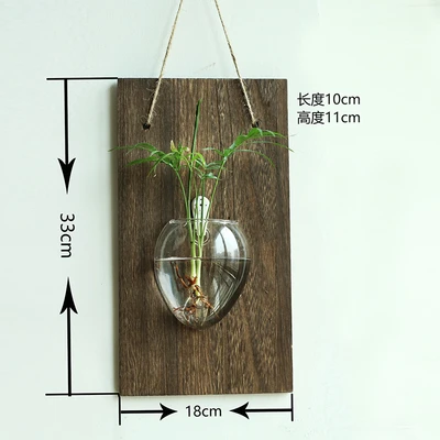 Wooden mouse vase