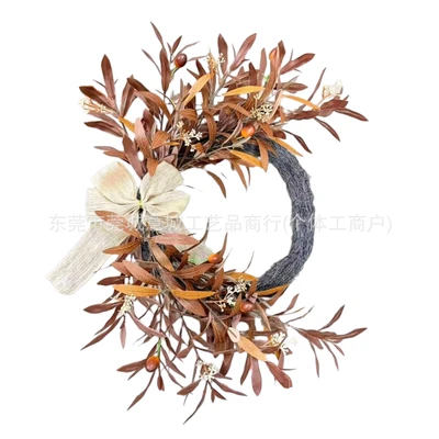 Autumn olive half circle 50cm