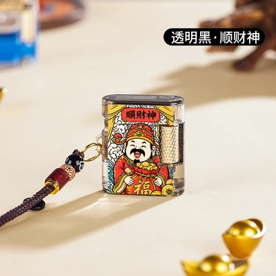Transparent black god of wealth
