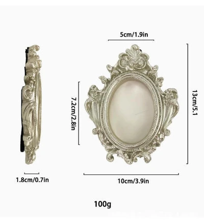 No. 18 silver can be hung (can hold photos)