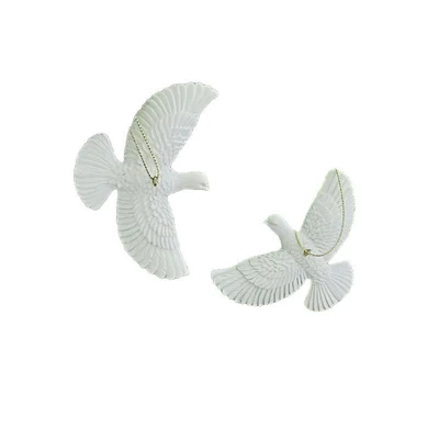 A pair of peace doves