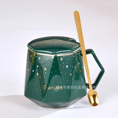 Green color star pattern random mix