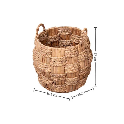 Hulu grass braided storage basket 26*27CM