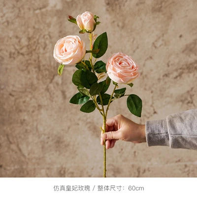 3 princess roses light pink