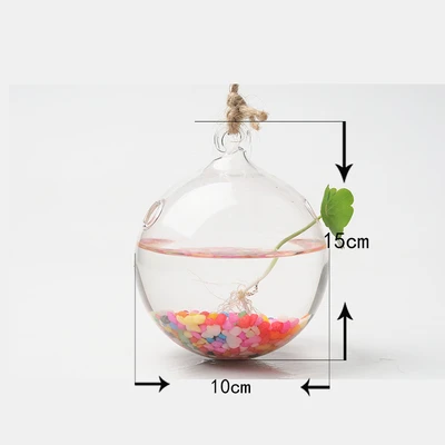 Double hole ball vase