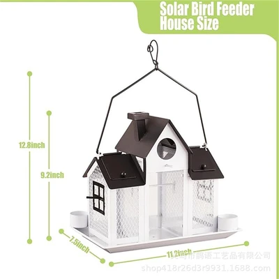 White swing bird house