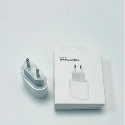 35W European standard charger + transparent hook packaging box