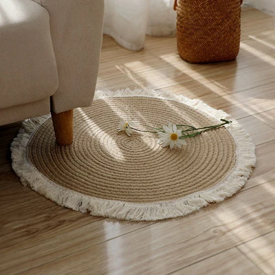 Beige tassel
