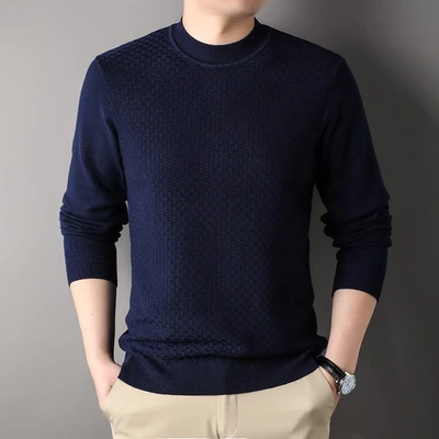 Plaid navy blue