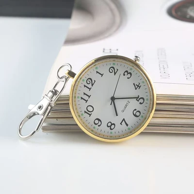 Quartz hanging watch gold