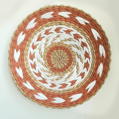 Explosions A orange white wheat 35cm