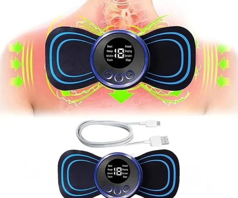 TENS Unit EMS Mini Massager – Rechargeable Muscle Stimulator for Full-Body Relaxation