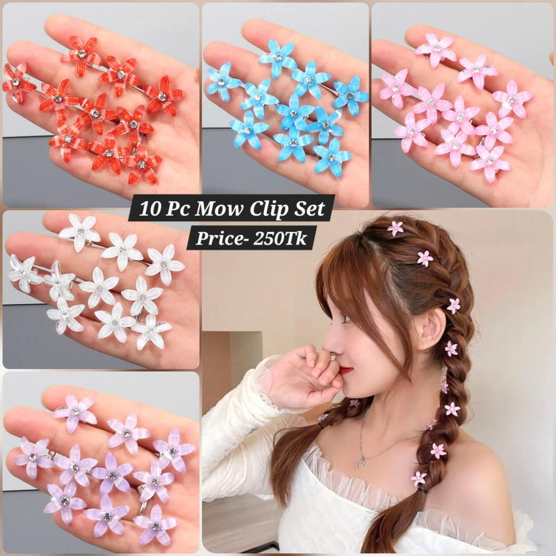 Mow Clip Sets Bridal Hair Style