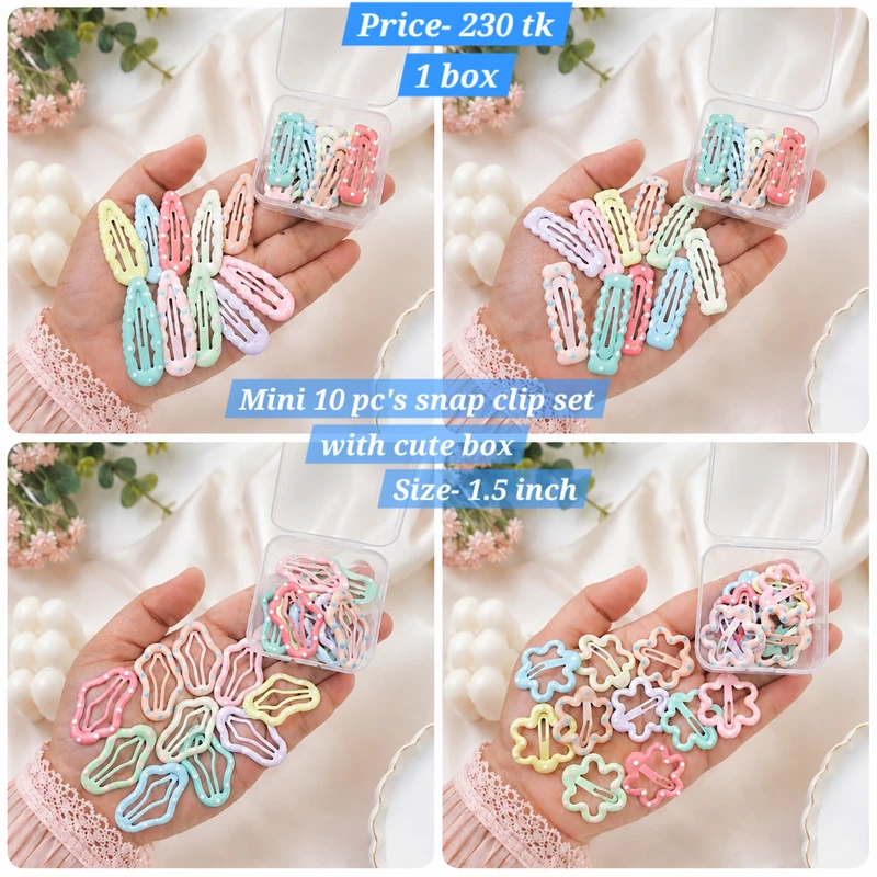 Children's Mini Snap Clips Box