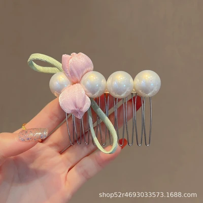1 # Tulip hair comb [pink]