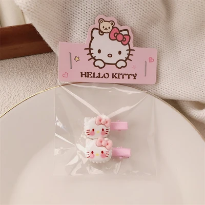 A4523 pair of white cat clips