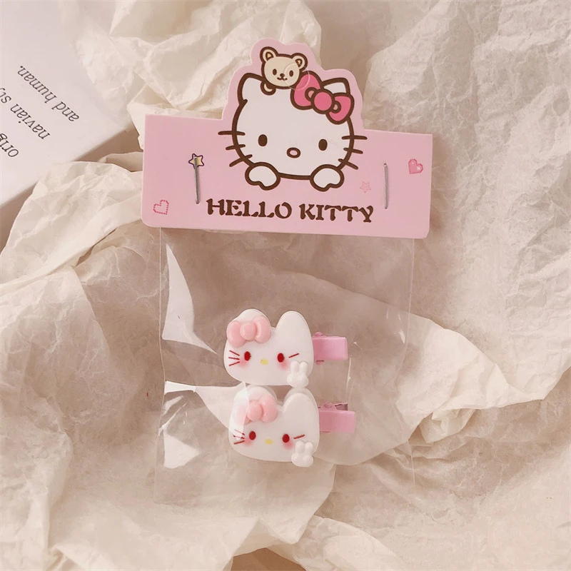 Cute Pink kitty hair accessories